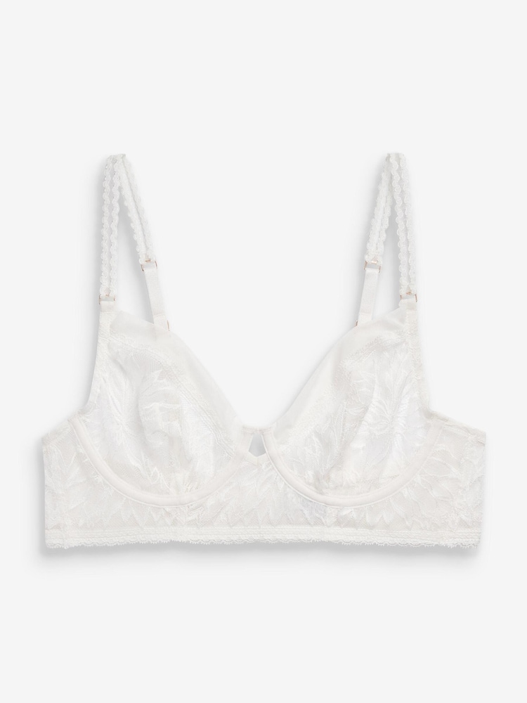 Ecru White Savannah Miller x Next Lace Non Padded Balcony Bra - Image 4 of 4 Ecru White Savannah Miller x Next Lace Non Padded Balcony Bra - Image 4 of 4
