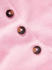 Boden Pink Collared Knitted T-Shirt - Image 5 of 5
