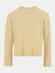 Jaune - Pull en laine et cachemire Jigsaw - Image 6 sur 6