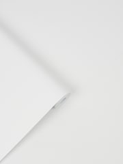 Laura Ashley White Blyth Paintable 10M Wallpaper - Image 3 of 3