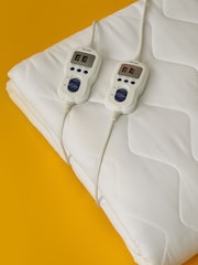 Silentnight White Multi-Zone Heated And Quilted Mattress Topper Electric Blanket - Image 1 of 11