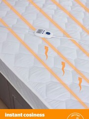 Silentnight White Multi-Zone Heated And Quilted Mattress Topper Electric Blanket - Image 10 of 11