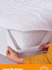 Silentnight White Multi-Zone Heated And Quilted Mattress Topper Electric Blanket - Image 7 of 11