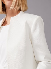 Phase Eight Cream Karlee Textured Jacket - Image 4 of 5