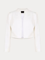 Phase Eight Cream Karlee Textured Jacket - Image 5 of 5