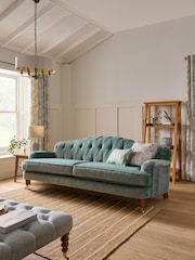 Laura Ashley Sage Green Square Parterre Printed Cushion - Image 5 of 6
