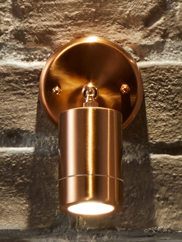 Pacific Copper Copper Adjustable Directional Spot Outdoor Light - Image 1 of 4