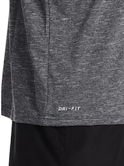 Nike Grey Nike Long Sleeve Hydroguard Rash Vest - Image 4 of 5