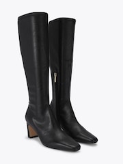 Steve Madden Black Write-Up Knee Boots - Image 2 of 4