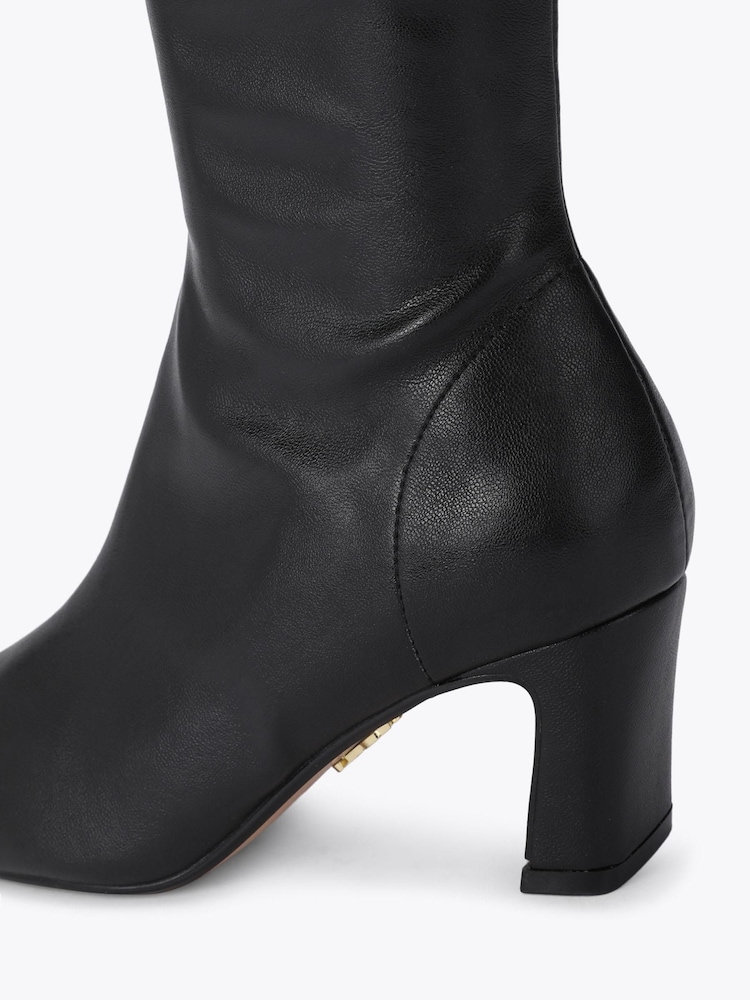 Steve Madden Black Write-Up Knee Boots - Image 4 of 4
