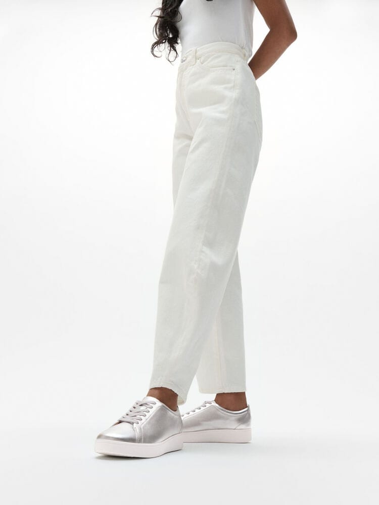 FitFlop Rally Leather Trainers - Image 1 of 4