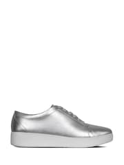 FitFlop Rally Leather Trainers - Image 2 of 4