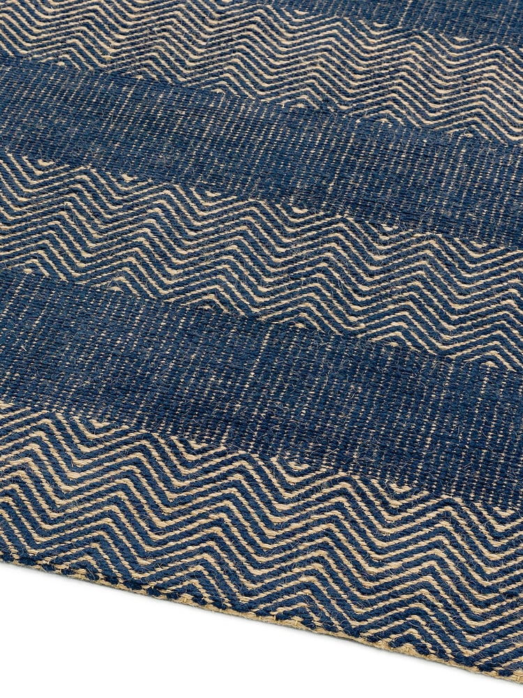 Asiatic Rugs Navy Ives Jute And Chenille Rug - Image 2 of 5