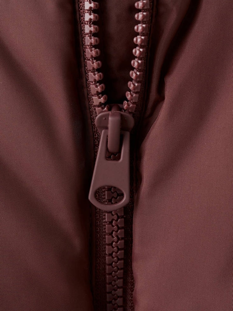 Mango Red Hooded Puffer Coat - Image 3 of 3