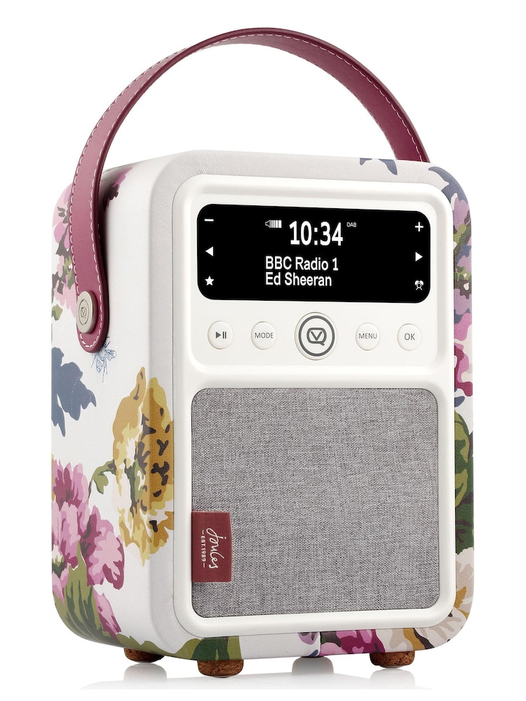 View Quest Cream Joules Cambridge Floral Cream VQ Monty DAB Radio - Image 2 of 4