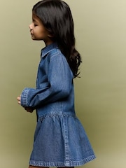 Mango Blue Denim Dress - Image 3 of 7
