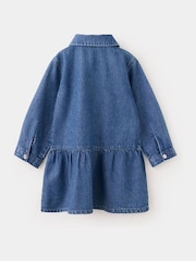 Mango Blue Denim Dress - Image 5 of 7