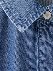 Mango Blue Denim Dress - Image 7 of 7