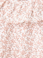 Mango Pink Floral Collar Detail Rompersuit - Image 3 of 4