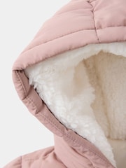 Mango Pink Padded Lined Pramsuit - Image 3 of 4