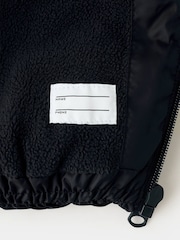 Mango Black Hooded Padded Gilet - Image 4 of 4