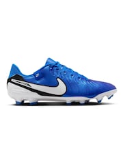 Nike Soar/White Adults Tiempo Legend 10 Academy Multi Ground Football Boots - Image 2 of 10