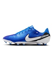 Nike Soar/White Adults Tiempo Legend 10 Academy Multi Ground Football Boots - Image 9 of 10