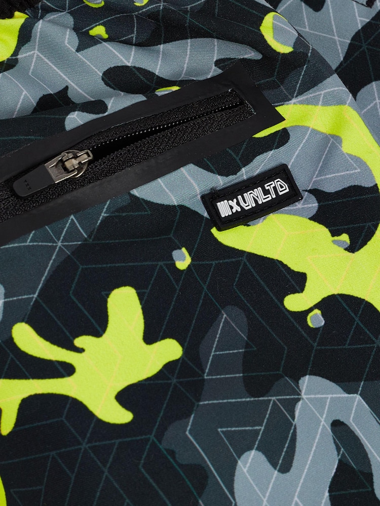 Black Fluro Camo Swim Shorts (3-16yrs) - Image 8 of 8