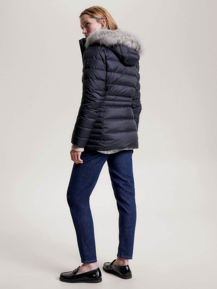 Tommy Hilfiger Tyra Down Black Jacket - Image 2 of 9 Tommy Hilfiger Tyra Down Black Jacket - Image 2 of 9