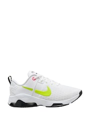 Nike White/Lime Zoom Bella 6 Gym Trainers - Image 1 of 4