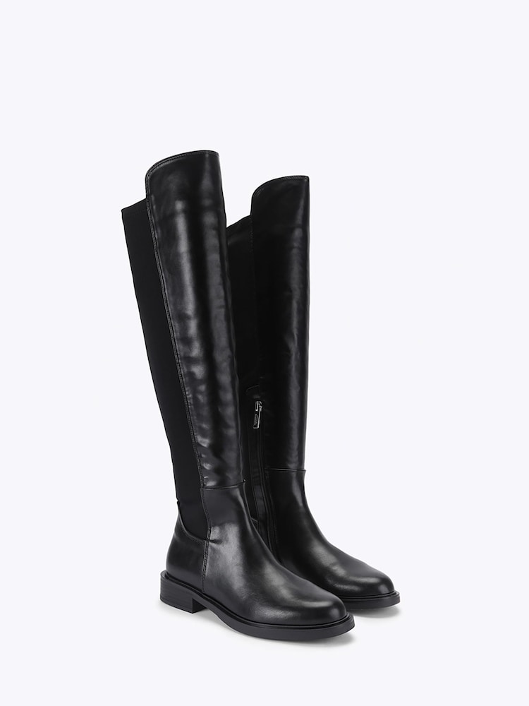 Steve Madden Black Resonate Knee Boots - Image 2 of 4 Steve Madden Black Resonate Knee Boots - Image 2 of 4