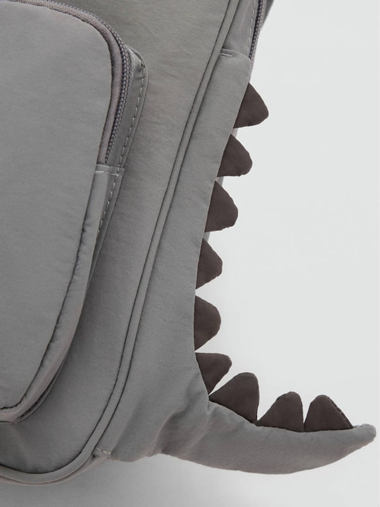 Mango Grey Dinasour Bag - Image 4 of 4 Mango Grey Dinasour Bag - Image 4 of 4