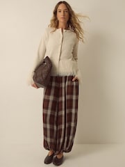 Monsoon Fina Fringe Crew Neck Cardigan - Image 4 de 4