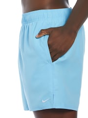 Nike Blue 5 Inch Essential Volley Swim Shorts - Image 5 of 7