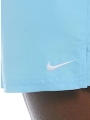 Nike Blue 5 Inch Essential Volley Swim Shorts - Image 6 of 7