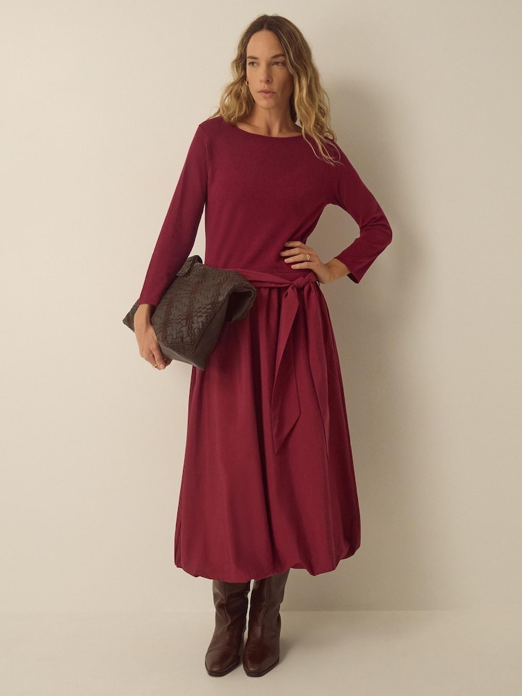 Monsoon Mikayla Long Sleeve Bubble Hem Midi Dress - Εικόνα 1 από 4 Monsoon Mikayla Long Sleeve Bubble Hem Midi Dress - Εικόνα 1 από 4