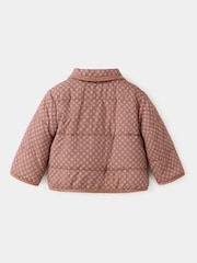 Mango Pink Quilted Padded Printed Jacket - Image 2 of 4