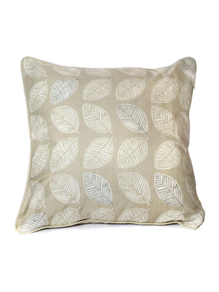 Fusion Natural Delft Hand Drawn Botanical Print 100% Cotton Cushion - Image 1 of 2 Fusion Natural Delft Hand Drawn Botanical Print 100% Cotton Cushion - Image 1 of 2