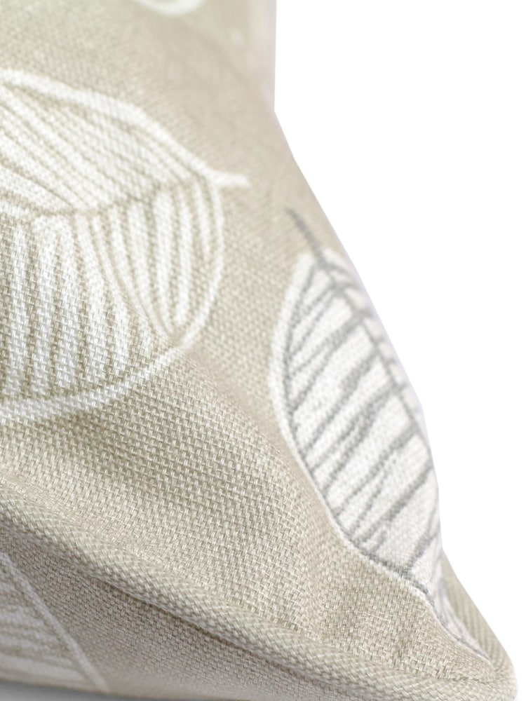 Fusion Natural Delft Hand Drawn Botanical Print 100% Cotton Cushion - Image 2 of 2 Fusion Natural Delft Hand Drawn Botanical Print 100% Cotton Cushion - Image 2 of 2