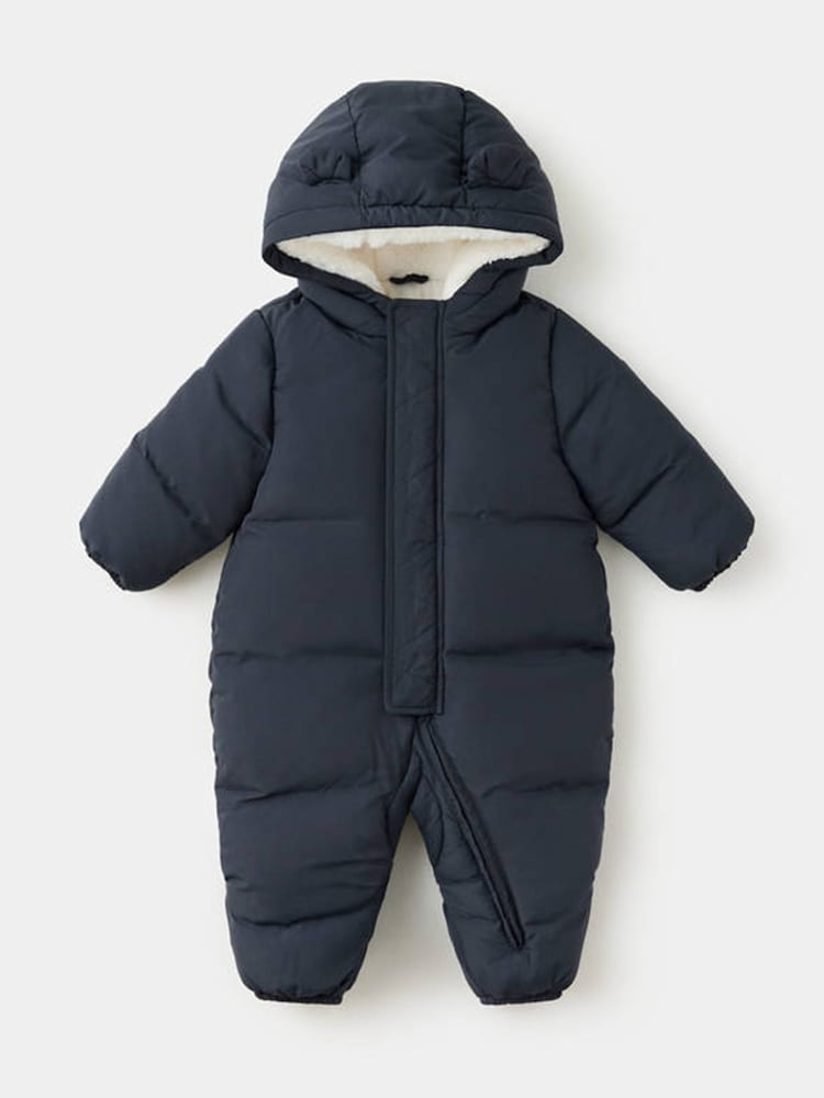 Mango Blue Padded Lined Pramsuit - Image 1 of 4