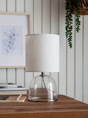 Brushed Chrome Gloucester Bedside Table Lamp - Image 2 of 6