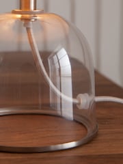 Brushed Chrome Gloucester Bedside Table Lamp - Image 3 of 6