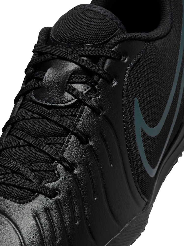 Nike Black/Green Adults Tiempo Legend 10 Club Indoor Court Football Boots - Image 10 of 11