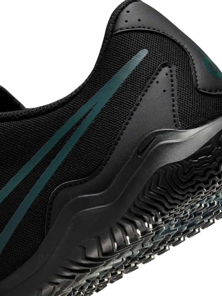 Schwarz & Grün - Nike Tiempo Legend 10 Club Hallenfußballschuhe für Erwachsene - Bild 11 von 11