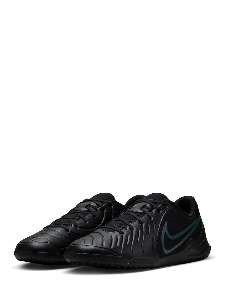 Nike Black/Green Adults Tiempo Legend 10 Club Indoor Court Football Boots - Image 6 of 11