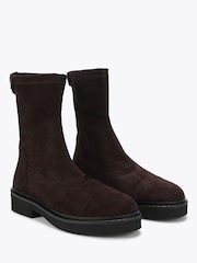Steve Madden Brown Myer Suede Ankle Boots - Image 4 of 4