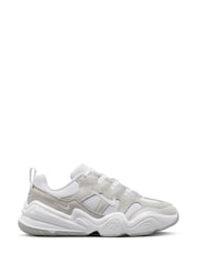 Nike Light Grey Tech Hera Trainers - Image 3 of 11