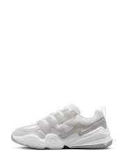 Nike Light Grey Tech Hera Trainers - Image 7 of 11
