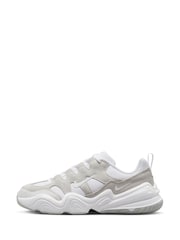 Nike Light Grey Tech Hera Trainers - Image 9 of 11