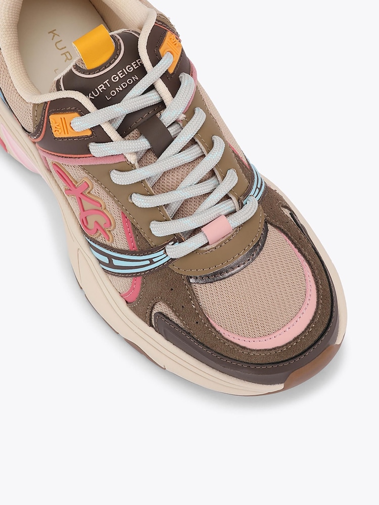 Kurt Geiger London Pink Roxie Kg Trainers - Image 4 of 4